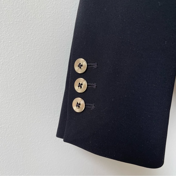 White House Black Market Soft Drape Black Washable Jacket - Picture 5 of 16